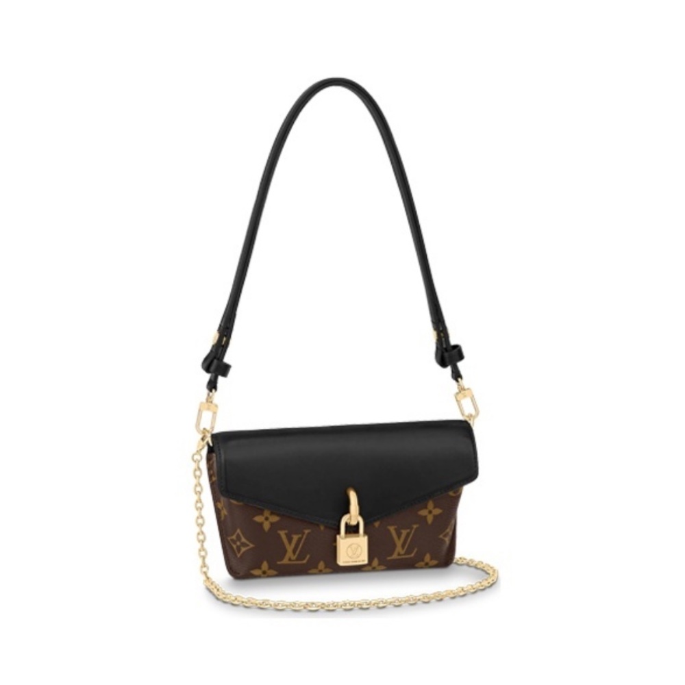 LOUIS VUITTON Padlock On Strap Monogram Handbag